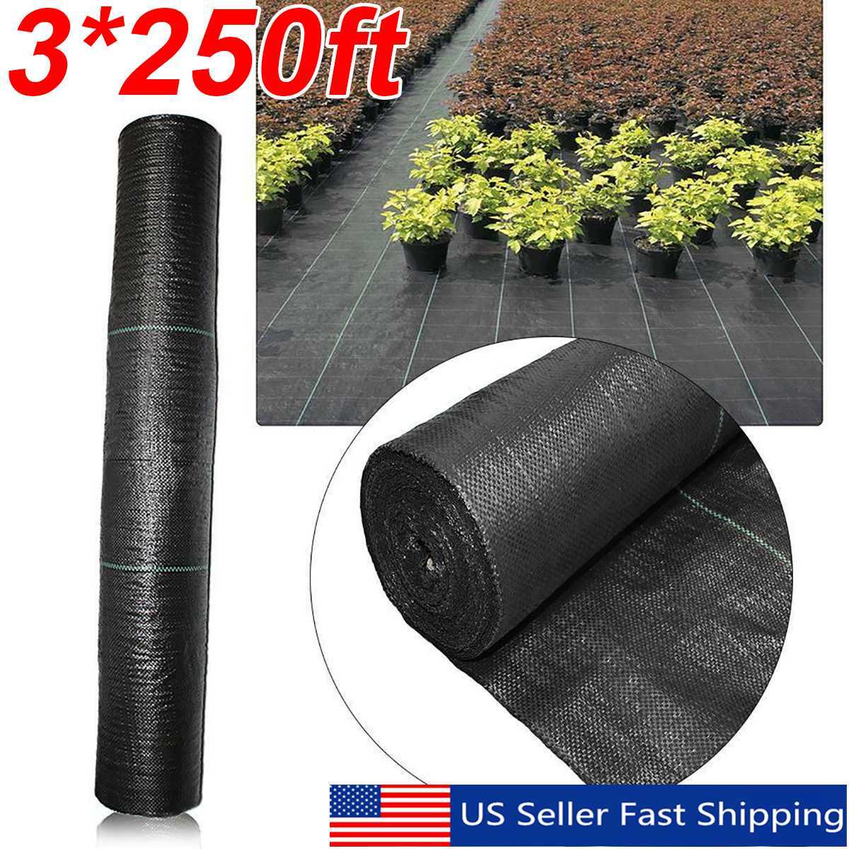 250FT-Agricultural-Anti-Grass-Cloth-Farm-oriented-Weeds-Barrier-Mat-Plastic-Mulch-Thicker-Orchard-Garden-Weeding